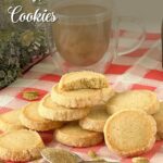 Pinterest image for Cardamom Slice-and-Bake Butter Cookies.