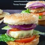 Pinterest image for chicken patties.