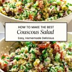Pinterest Image for Couscous Salad