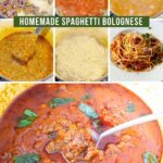 Pinterest Image for How to Make Homemade Spaghetti Bolognese.