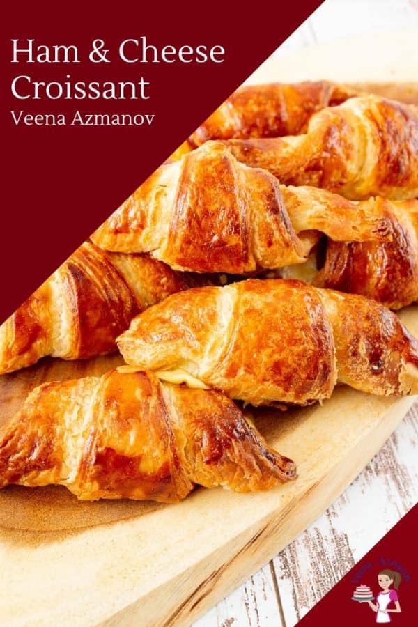 Learn to make croissants at home with classic ham and cheese