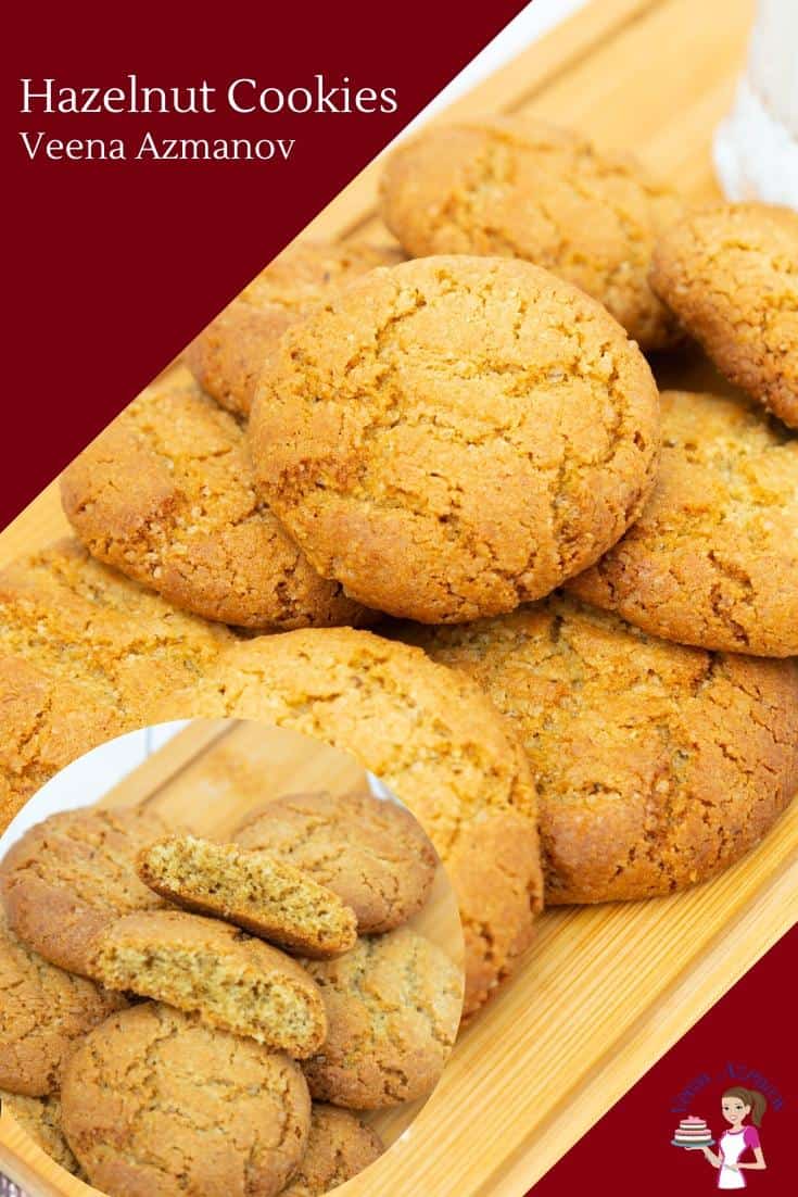 How to make homemade cookies with nuts such as hazelnuts