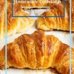 Pinterest image for Croissants.