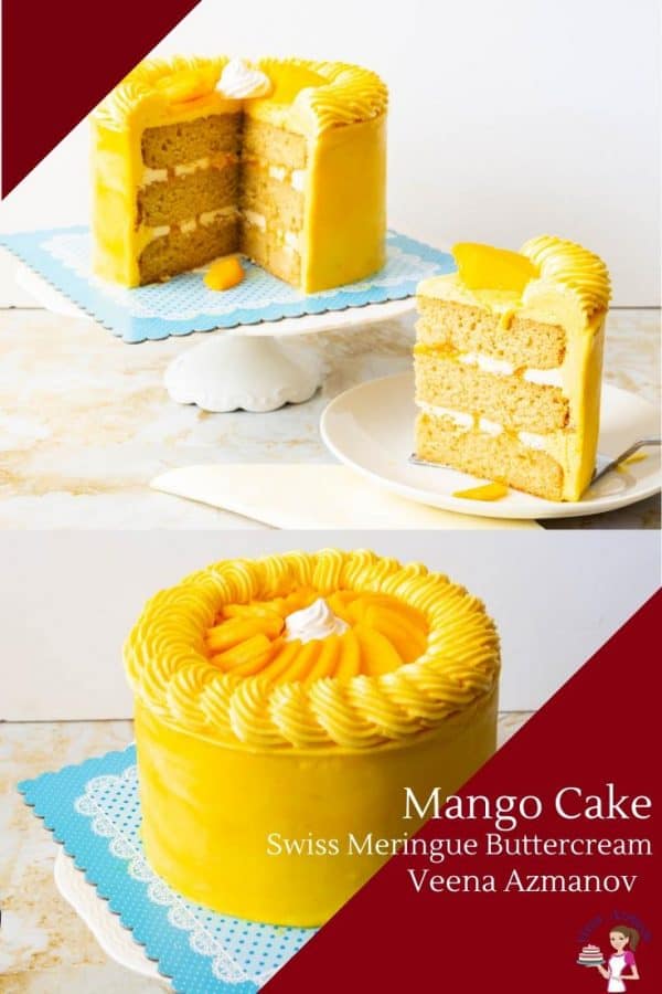 How to make a layer cake recipe with fresh mangoes