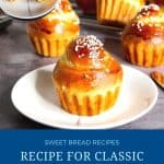 Pinterest image for brioche.