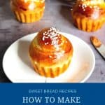 Pinterest image for brioche.