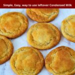 Pinterest image for sweetened condensed milk cookies.