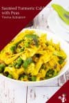 A bowl of cabbage and peas.
