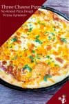 A pizza in a pan.