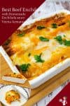 How to make Mexican Enchiladas with ground beef from scratch
