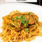 Pinterest image for making cajun chicken and rice.