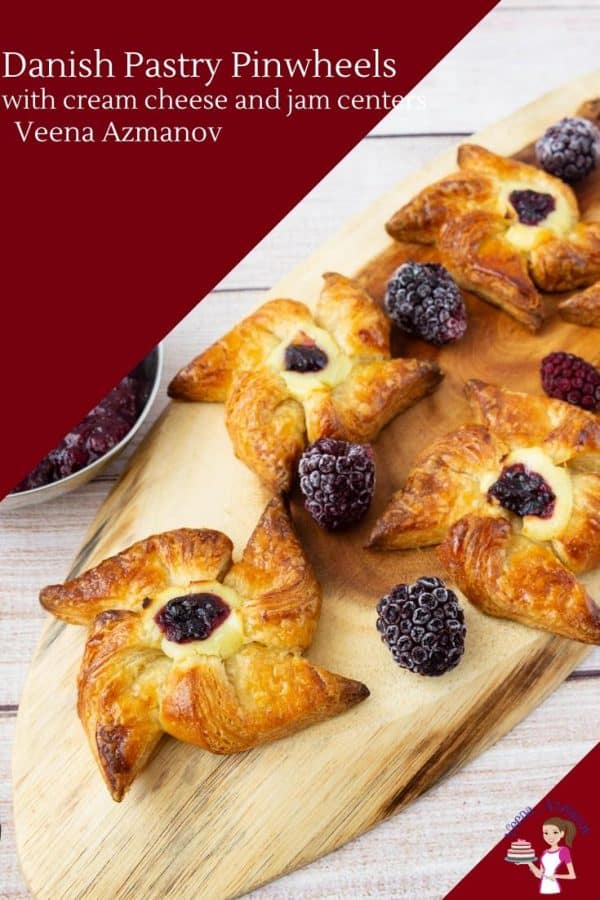 How to make Danish Pastry from Scratch - Jam Pinwheels
