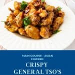 Pinterest image for Tso's Chicken.