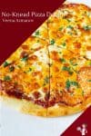 How to make homemade pizza with a no-knead dough recipe