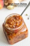 chutney in a jar.