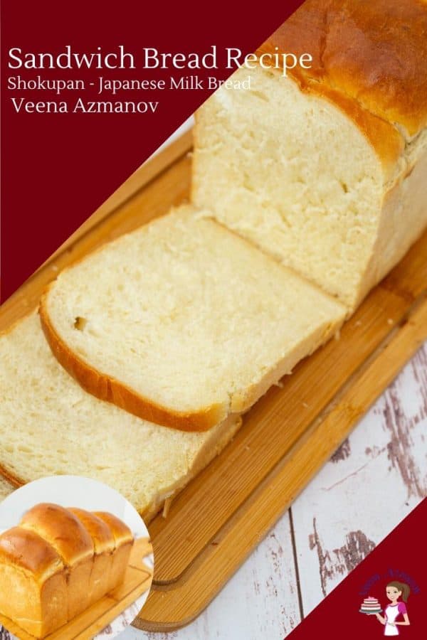 Hokkaido Japanese Milk Bread Recipe for Sandwich Slice Bread Shokupan