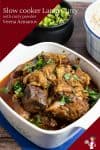 Indian Curry Recipe with Lamb, Curry Powder and Coconut Milk