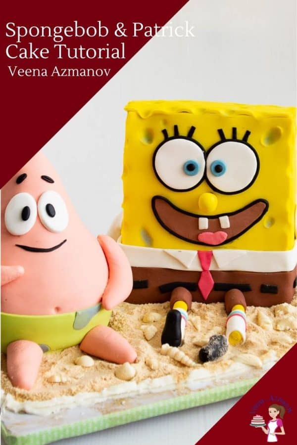 SpongeBob and Patrick Star cake.