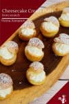 How to make cream puffs from scratch with Cheesecake Filling