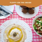Pinterest image for Authentic Hummus Recipe.