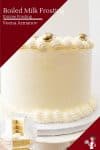 How to make frosting using a milk roux made with flour called Ermine