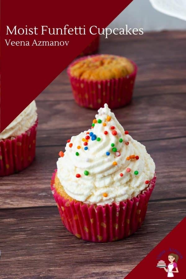 How to make homemade cupcakes with funfetti sprinkles