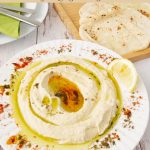 Pinterest image for Healthy Hummus without Tahini.