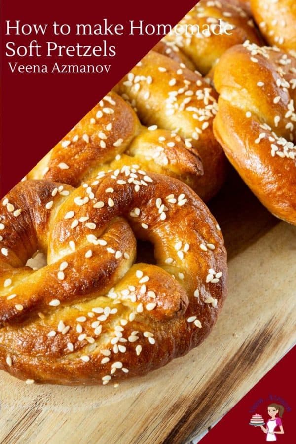 How to make easy pretzels at home with my step by step recipe
