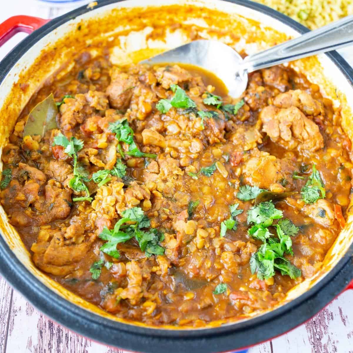 Chicken and Lentil Curry -Low Calorie Chicken Recipes
