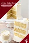 How to make a white vanilla cake with only egg whites