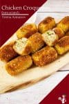 Easy croquettes recipe with ground chicken from scratch