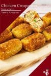 Easy croquettes recipe with ground chicken from scratch
