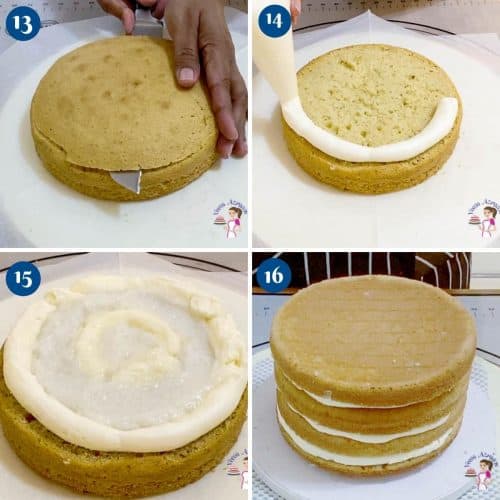 A Light and Moist Layer Coconut Cake with Coconut Cream Filling Veena