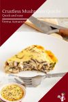 How to make a crustless quiche with mushrooms