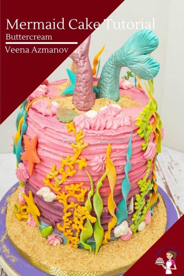 A mermaid cake.