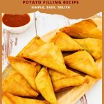 Pinterest image for Spring Roll Samosa.
