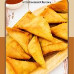Pinterest image for Spring Roll Samosa.