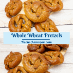 Pinterest image for pretzels.