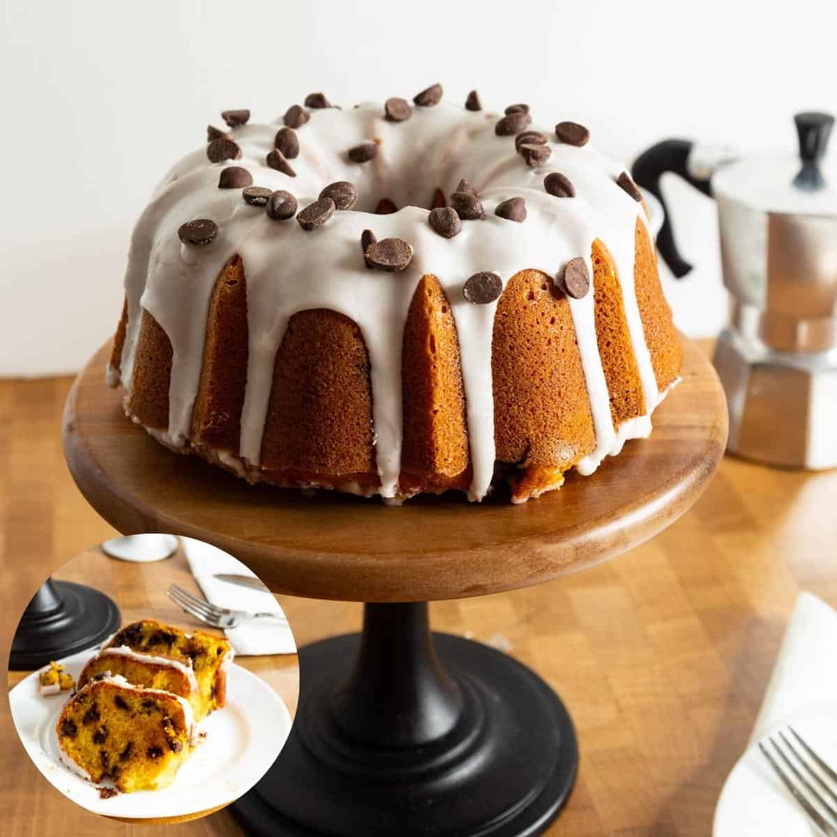 Chocolate Chip Pumpkin Cake Recipe
