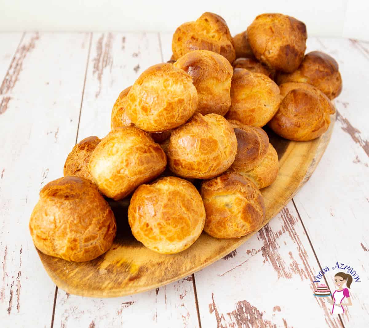 How to make choux pastry dough from scartch for cream puffs, profiteroles and eclairs