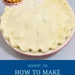 Pinterest image double pie crust.