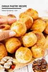 A stack of Choux pastry.