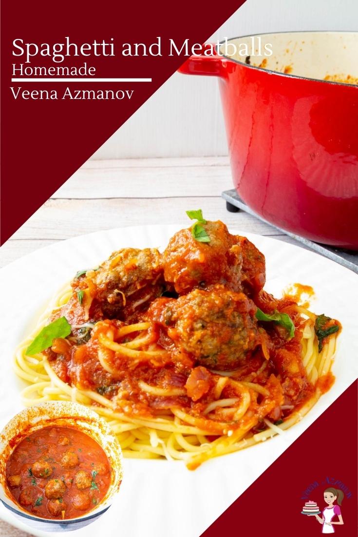 How to make beef meatballs served over spaghetti in under 30 mins