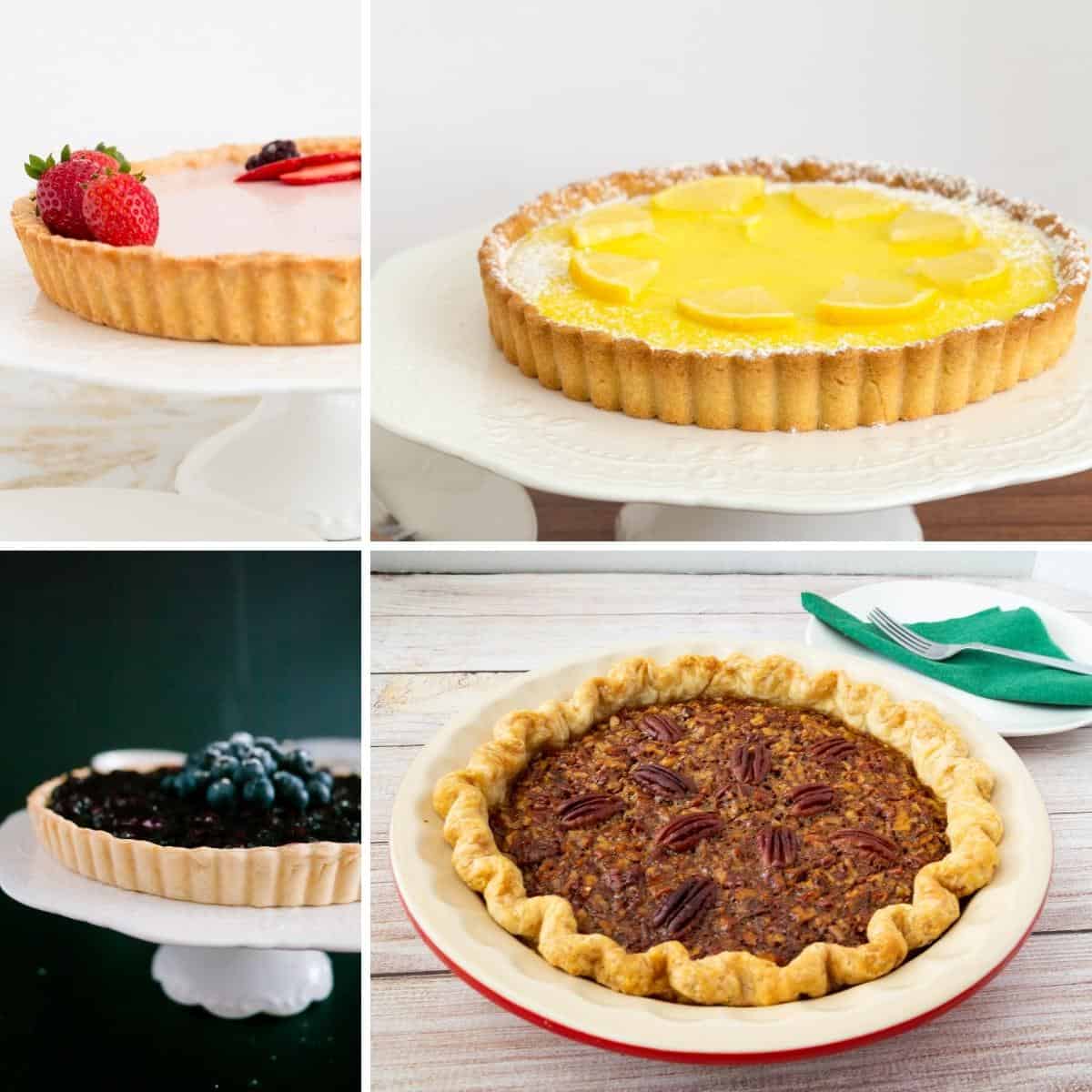 Different types of crust for baking