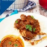 Pinterest friendly image for braised lamb