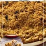 Pinterest image for Dutch Apple Pie.