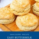 Pinterest image for biscuits.