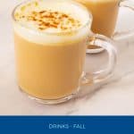 Pinterest image for chai spice latte.