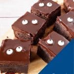 Brownies with monster eyes