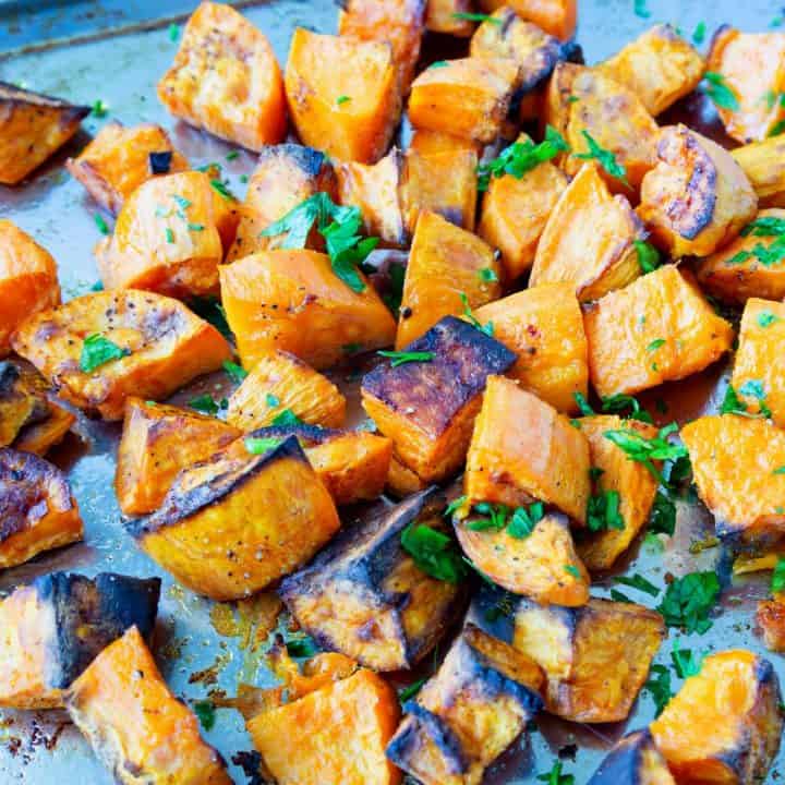 Roasted Sweet Potato Recipe - Veena Azmanov